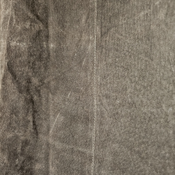 Vintage Pelle genuine leather brown midi high-rise straight skirt Size 8 - Picture 2 of 7